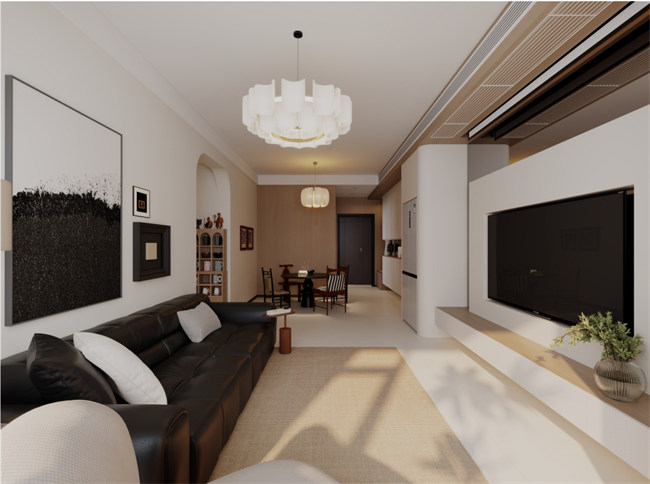 望江樾107㎡|現代中古風，這個家的“復古”和“高級”平衡得剛剛好！